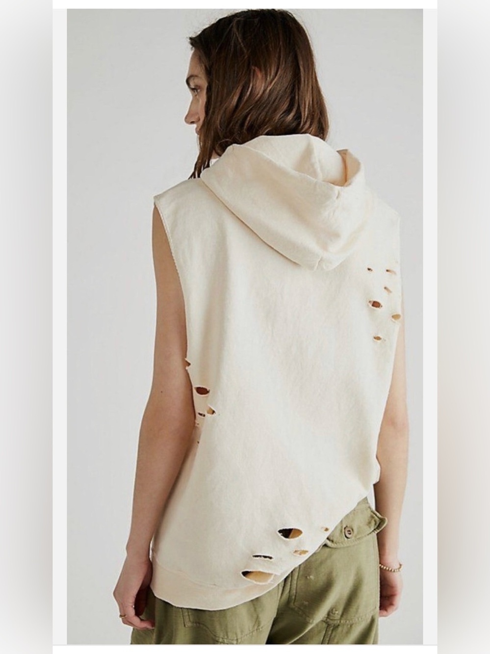 Free People x Tricia Fix Tufted Flower Hoodie